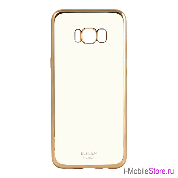 Чехол Uniq Glacier Glitz для Galaxy S8, золотой