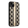 Чехол Lagerfeld PU Monogram Vertical logo Hard для iPhone 14 Plus, коричневый