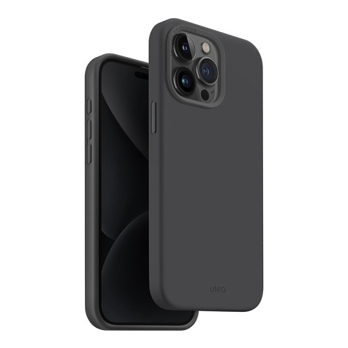 Uniq для iPhone 15 Pro Max чехол LINO Grey (Magsafe)