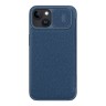 Nillkin для iPhone 15 чехол QIN Pro (Cloth) Booktype Elite Blue