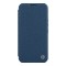 Nillkin для iPhone 15 чехол QIN Pro (Cloth) Booktype Elite Blue