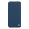 Nillkin для iPhone 15 чехол QIN Pro (Cloth) Booktype Elite Blue