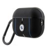 BMW для Airpods Pro 2 чехол Signature leather Hot stamp lines Black