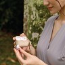 Uniq для Airpods Pro 2 чехол COEHL Haven with handstrap Cream