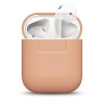 Чехол Elago Silicone case для AirPods 1/2, оранжевый (peach)