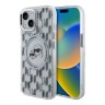Karl Lagerfeld для iPhone 15 чехол PC/TPU Monogram NFT Karl & Choup Metal Camera прозрачный (MagSafe)