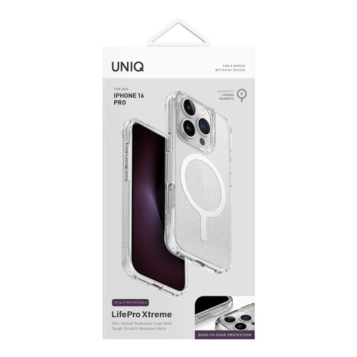 Uniq для iPhone 16 Pro чехол Lifepro Xtreme Tinsel (MagSafe)