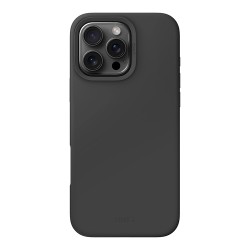 Uniq для iPhone 16 Pro чехол силиконовый LINO Grey (Magsafe)