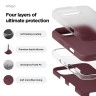 Elago для iPhone 16 Pro чехол Soft silicone (Liquid) Burgundy