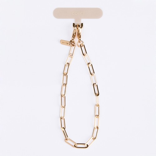 Uniq COEHL Goldilocks Charm Handstrap подвеска для телефона из бронзы, Champagne Gold