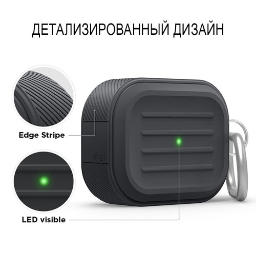 Чехол Elago Armor case для AirPods Pro, черный