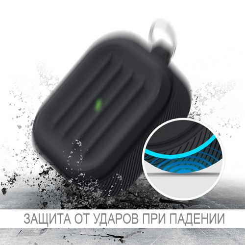 Чехол Elago Armor case для AirPods Pro, черный
