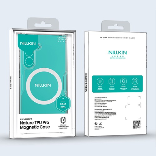 Nillkin для Galaxy S25 чехол Nature TPU Pro Magnetic White