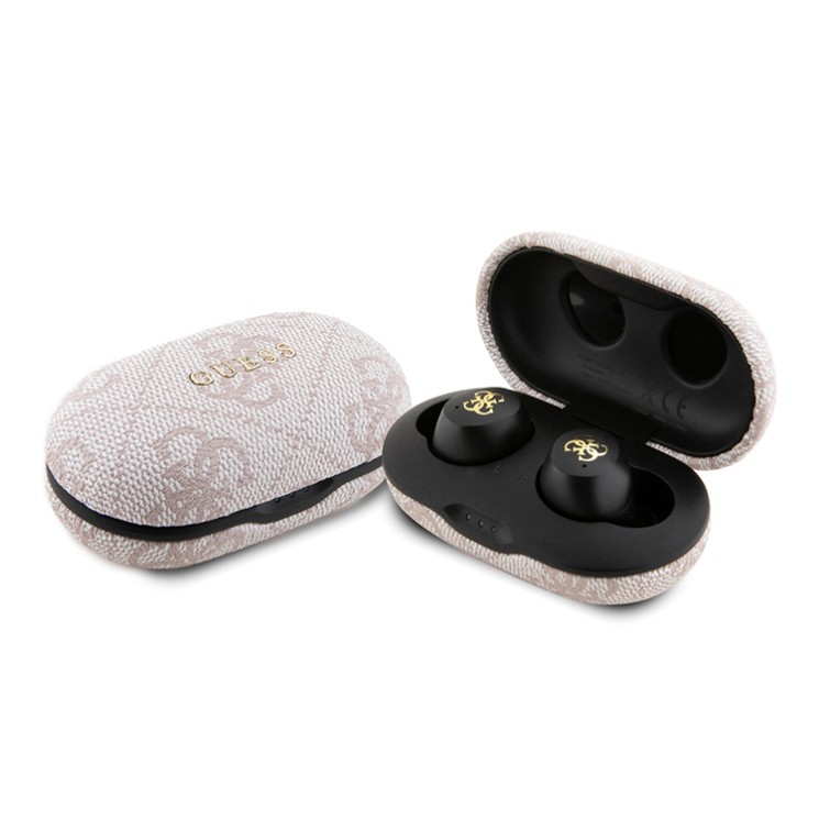 Guess Наушники TWS Bluetooth 4G with Classic Metal logo ENC Pink