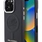 Karl Lagerfeld для iPhone 16 Pro Max чехол PU Initials & Metal logo Hard Navy (MagSafe)