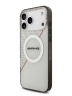 AMG для iPhone 17 Pro Max чехол IML Double layer Rhombs Hard White/Red (MagSafe)