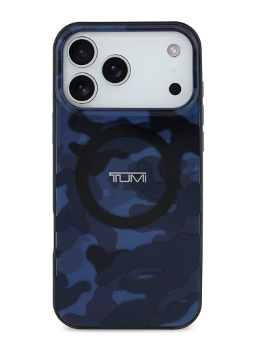 TUMI для iPhone 17 Pro Max чехол IML Double layer CAMO Hard Blue (MagSafe)