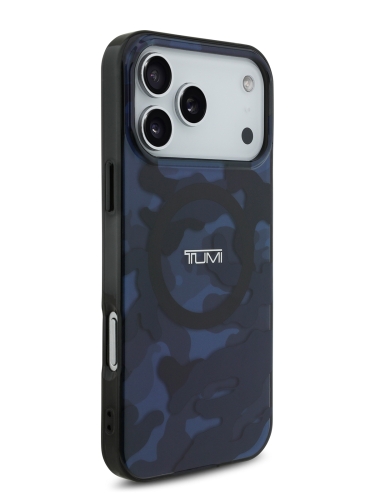 TUMI для iPhone 17 Pro Max чехол IML Double layer CAMO Hard Blue (MagSafe)
