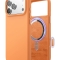 Elago для iPhone 17 Pro Max чехол Magnetic Silicone Orange (MagSafe)