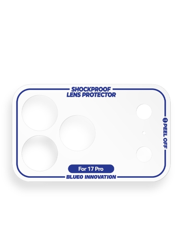 BlueO пленка для iPhone 17 Pro, Invisible Shock-Resistant Camera Module Clear (+installer)