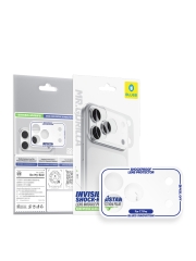 BlueO пленка для iPhone 17 Pro, Invisible Shock-Resistant Camera Module Clear (+installer)