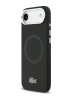 Lacoste для iPhone Air чехол Liquid silicone Lacquer Metal logo & Camera Hard Black (MagSafe)