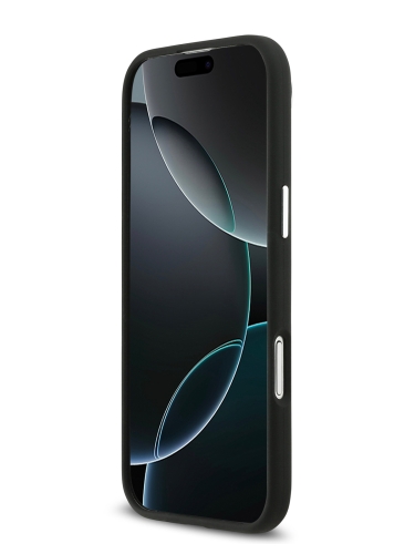 Lacoste для iPhone Air чехол Liquid silicone Lacquer Metal logo & Camera Hard Black (MagSafe)