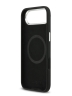 Lacoste для iPhone Air чехол Liquid silicone Lacquer Metal logo & Camera Hard Black (MagSafe)