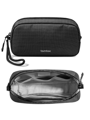 Tomtoc Travel сумка для аксессуаров Light-T12 Electronic Accessory Pouch S 1L Cell Black