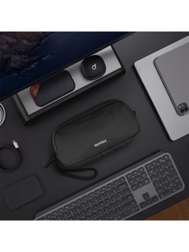 Tomtoc Travel сумка для аксессуаров Light-T12 Electronic Accessory Pouch S 1L Cell Black