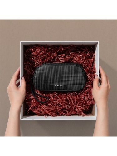 Tomtoc Travel сумка для аксессуаров Light-T12 Electronic Accessory Pouch S 1L Cell Black
