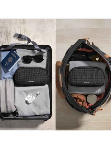 Tomtoc Travel сумка для аксессуаров Light-T12 Electronic Accessory Pouch S 1L Cell Black
