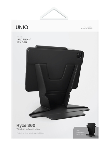 Uniq для iPad Pro 11 (2024/25) чехол Ryze 360 Light Black
