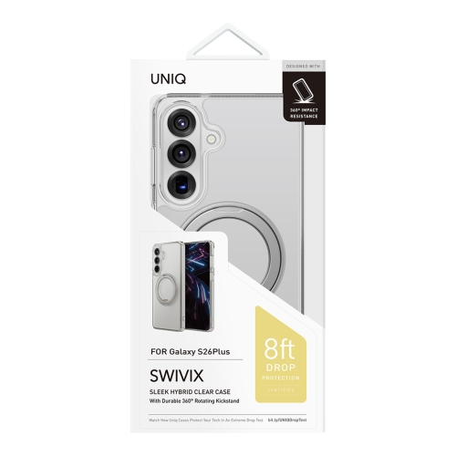 Uniq для Galaxy S26+ чехол Swivix with 360-Rotating stand Lucent Clear (Magsafe)