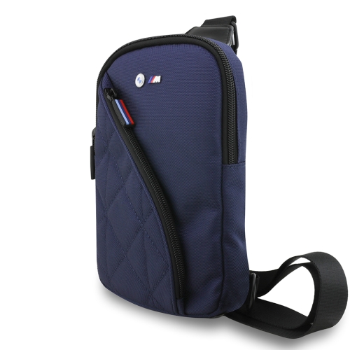 BMW для смартфонов сумка Crossbody Phone Bag Nylon and Metal logo Navy