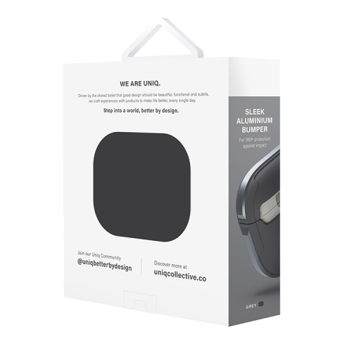 Чехол Uniq Valencia для AirPods 3 (2021), серый