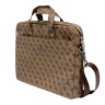 Сумка Guess 4G Bag with Triangle metal logo для ноутбуков 15-16 дюймов, коричневая