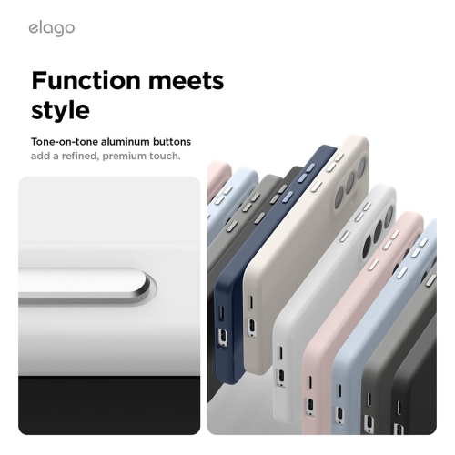 Elago для Galaxy S26+ чехол Magnetic Silicone White (MagSafe)