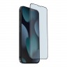 Защитное стекло Uniq OPTIX Anti-Blue light для iPhone 13 | 13 Pro | 14, черная рамка