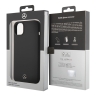 Чехол Mercedes Liquid Silicone Hard для iPhone 14 Plus, черный