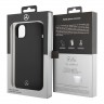 Чехол Mercedes Liquid Silicone Hard для iPhone 14 Plus, черный