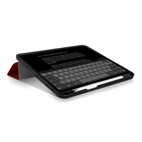 Чехол Uniq Transforma Rigor Anti-microbial для iPad Air 10.9 (2022/20) с отсеком для стилуса, серый