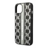 Чехол Lagerfeld PU Monogram Vertical logo Hard для iPhone 14 Plus, серый