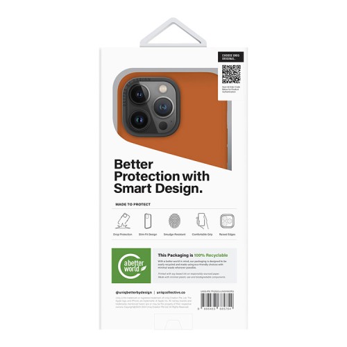 Uniq для iPhone 15 Pro Max чехол LINO Orange (Magsafe)