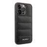 Lagerfeld для iPhone 15 Pro Max чехол PU Quilted Metal logo Hard Black