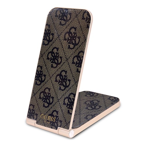 Guess Беспроводное СЗУ MagSafe Wireless Desk Foldable charger 15W 4G Brown