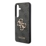 Guess для Galaxy S24+ чехол PU 4G Big metal logo Hard Grey