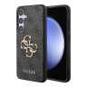 Guess для Galaxy S24+ чехол PU 4G Big metal logo Hard Grey