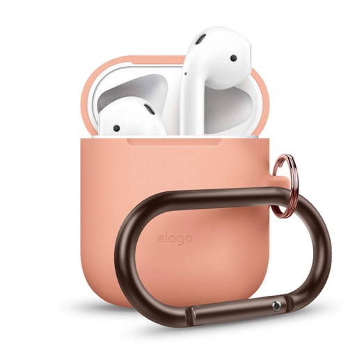 Чехол Elago Hang case для AirPods 1/2, оранжевый (peach)