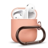Чехол Elago Hang case для AirPods 1/2, оранжевый (peach)